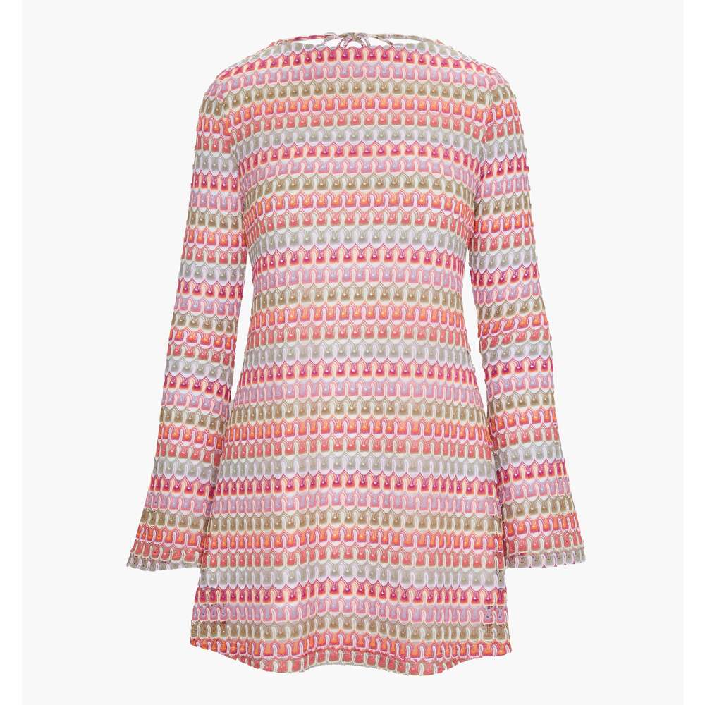 Hill House Home The Nathalie Dress - Pastel Crochet Knit Size MPastel Crochet Kn